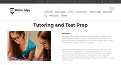 Desktop Screenshot of betteredgetutoring.com