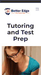 Mobile Screenshot of betteredgetutoring.com